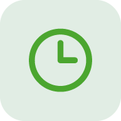 Aspire360 green clock icon